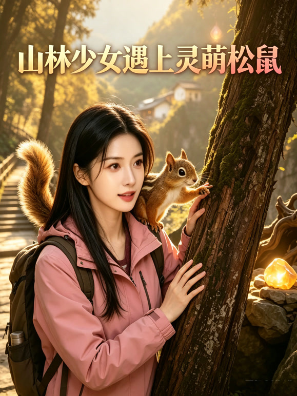 山林少女遇上灵萌松鼠