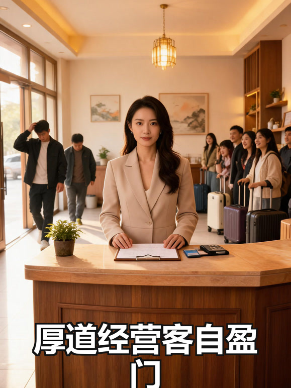 厚道经营客自盈门