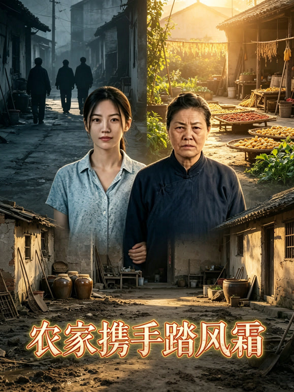 农家携手踏风霜
