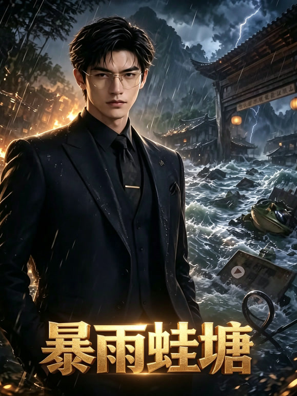 暴雨蛙塘