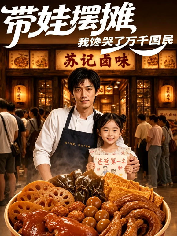带娃摆摊，我馋哭了万千国民