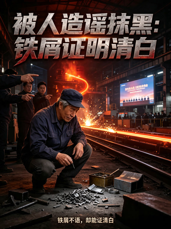被人造谣抹黑：铁屑证明清白