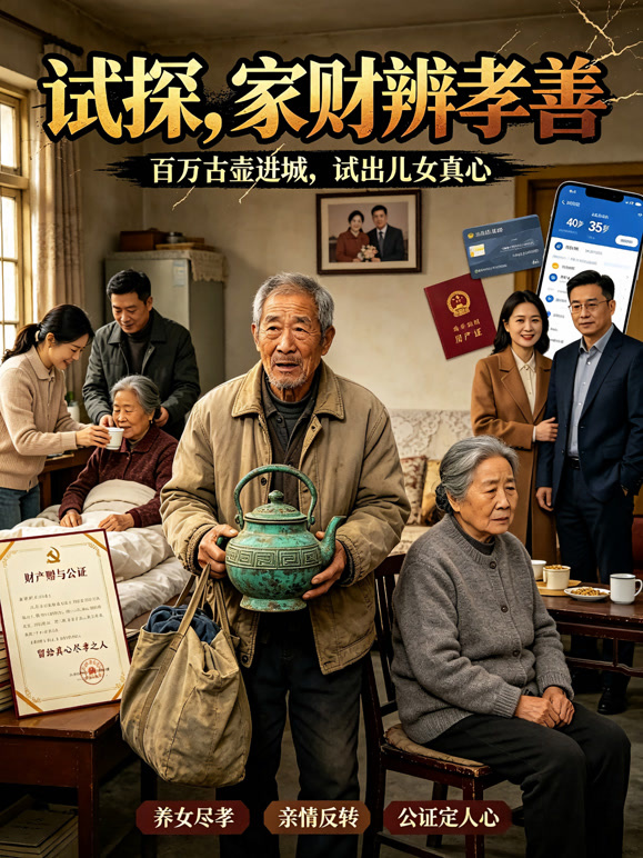 试探，家财辨孝善
