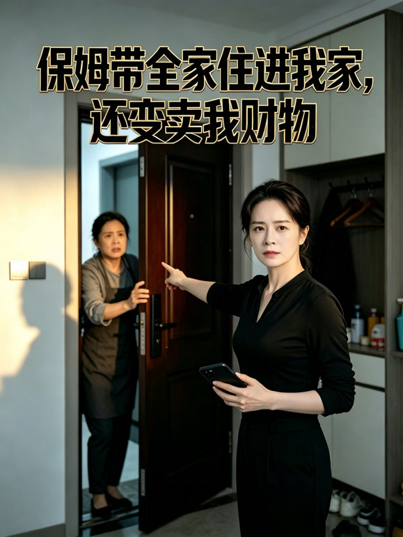 保姆带全家住进我家，还变卖我财物