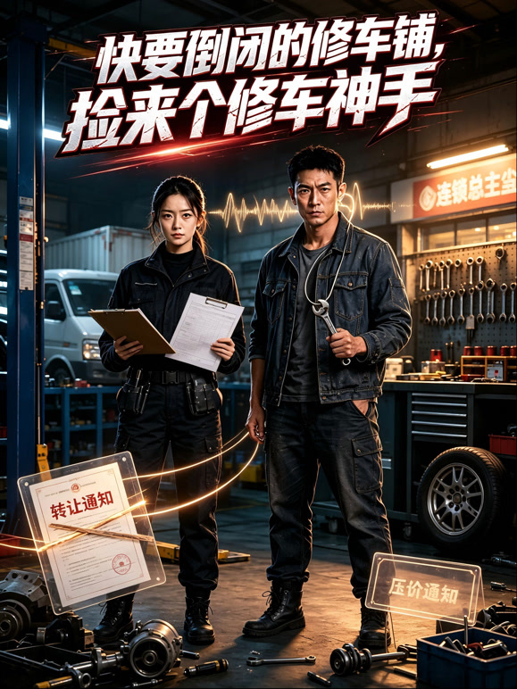 快要倒闭的修车铺，捡来个修车神手