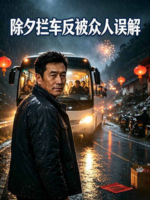 除夕拦车反被众人误解
