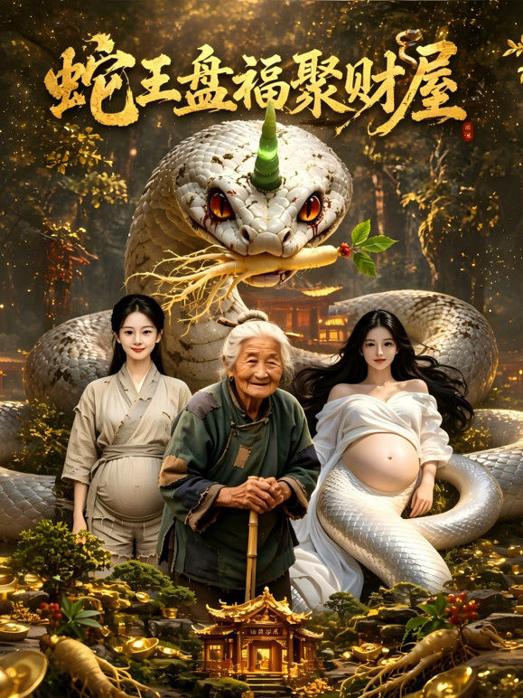 蛇王盘福聚财屋