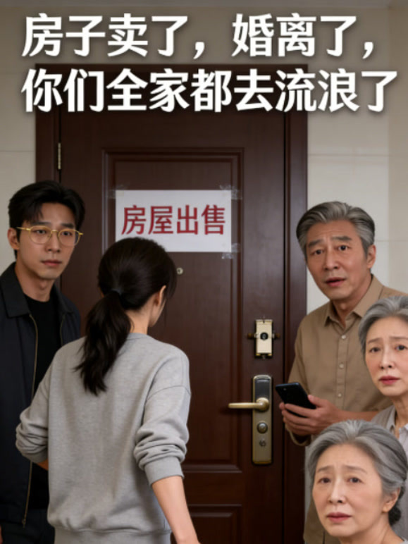 房子卖了，婚离了，你们全家都去流浪了