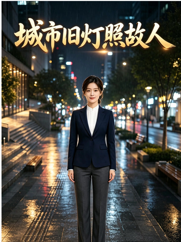 城市旧灯照故人