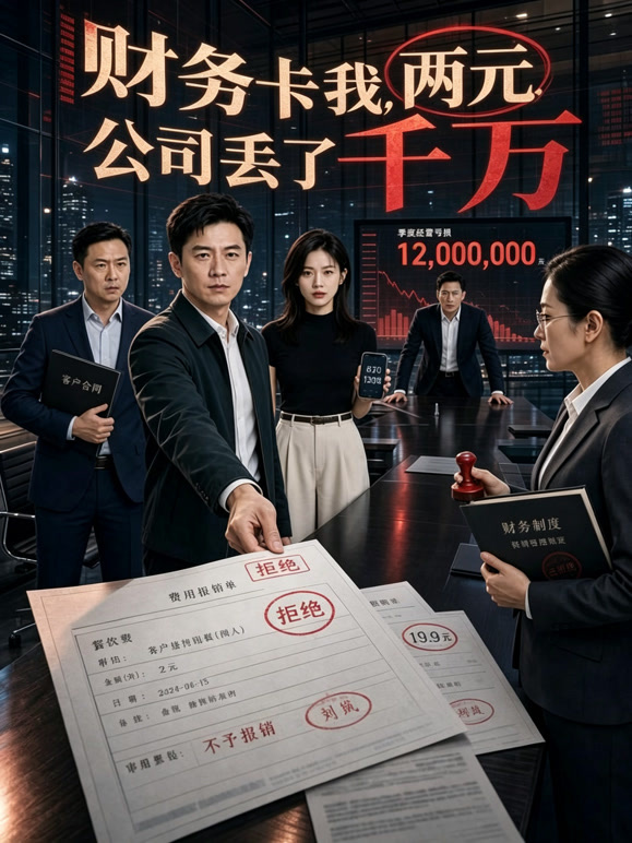 财务卡我两元，公司丢了千万