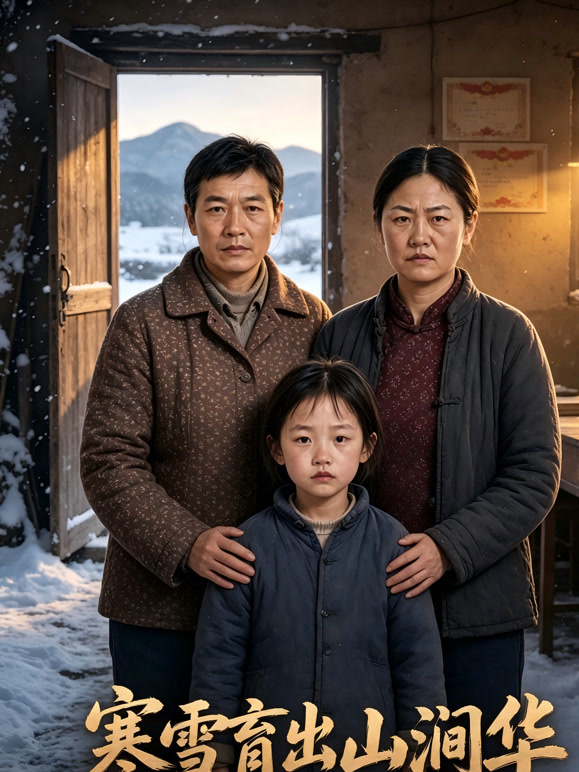 寒雪育出山涧华