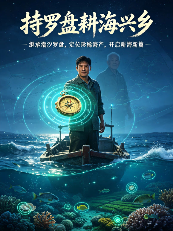 持罗盘耕海兴乡