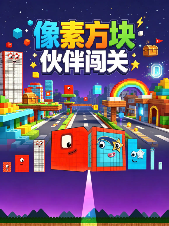 像素方块伙伴闯关