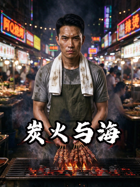 炭火与海