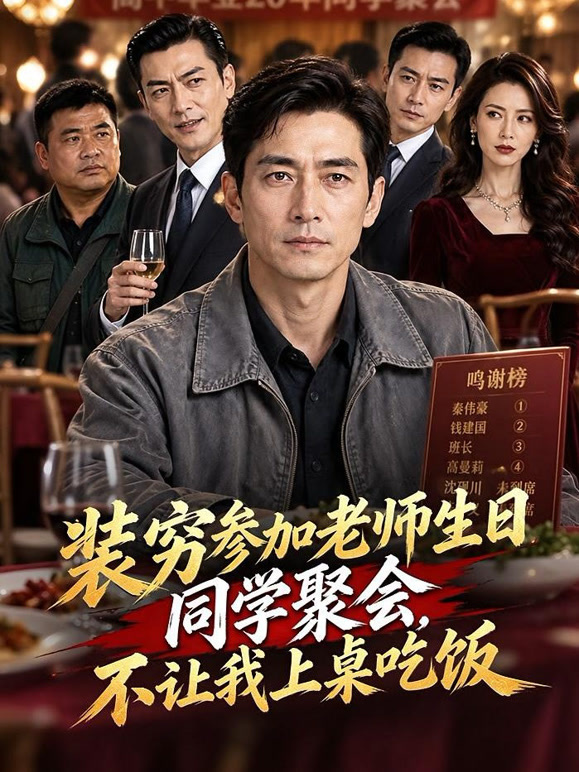 装穷参加老师生日同学聚会，不让我上桌吃饭