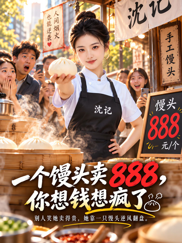 一个馒头卖888，你想钱想疯了