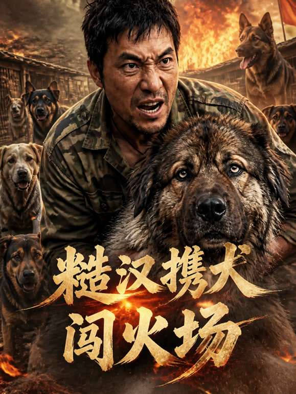 糙汉携犬闯火场