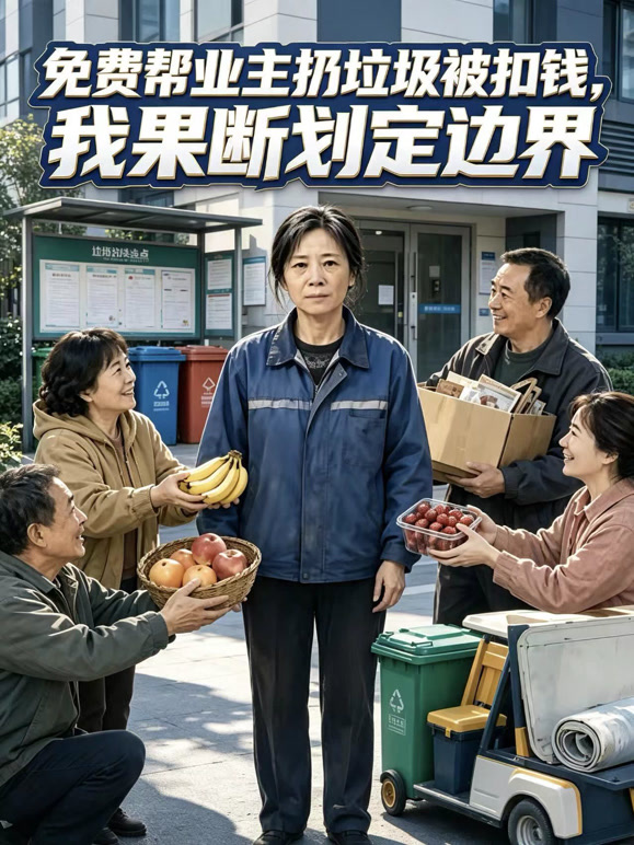 免费帮业主扔垃圾被扣钱，我果断划定边界