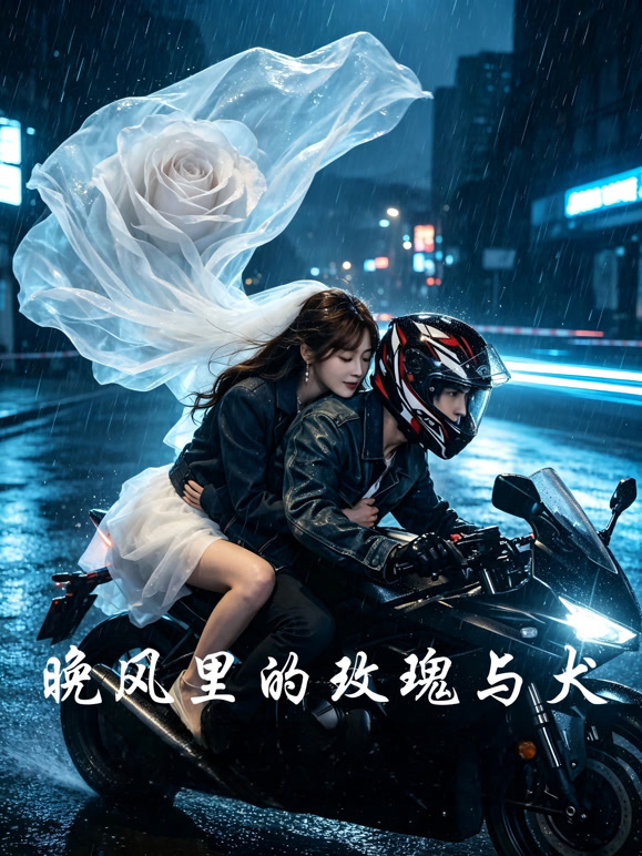 晚风里的玫瑰与犬