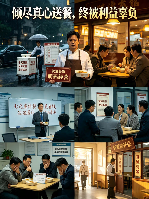 倾尽真心送餐，终被利益辜负