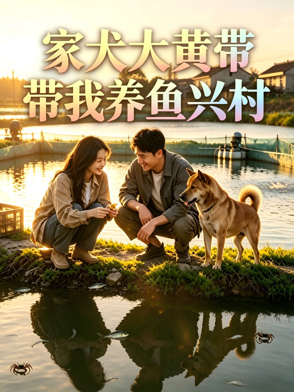 家犬大黄带我养鱼兴村