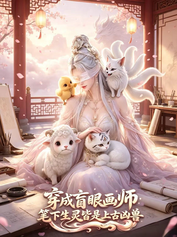 穿成盲眼画师：笔下生灵皆是上古凶兽