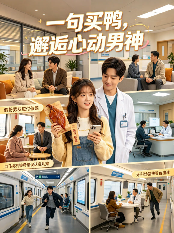 一句买鸭，邂逅心动男神