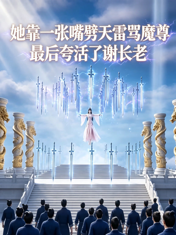 她靠一张嘴劈天雷骂魔尊，最后夸活了谢长老
