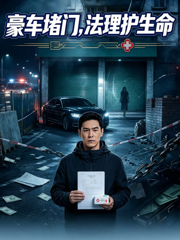 豪车堵门，法理护生命