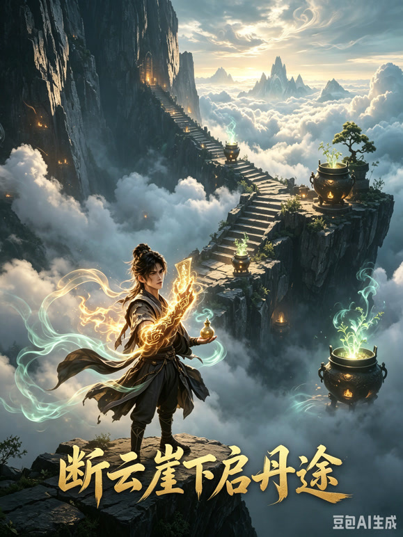 断云崖下启丹途