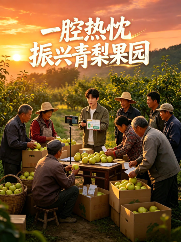 一腔热忱振兴青梨果园