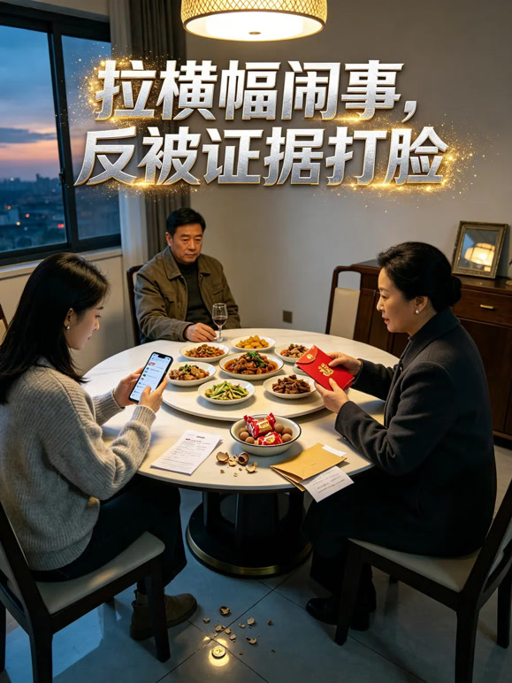 拉横幅闹事，反被证据打脸