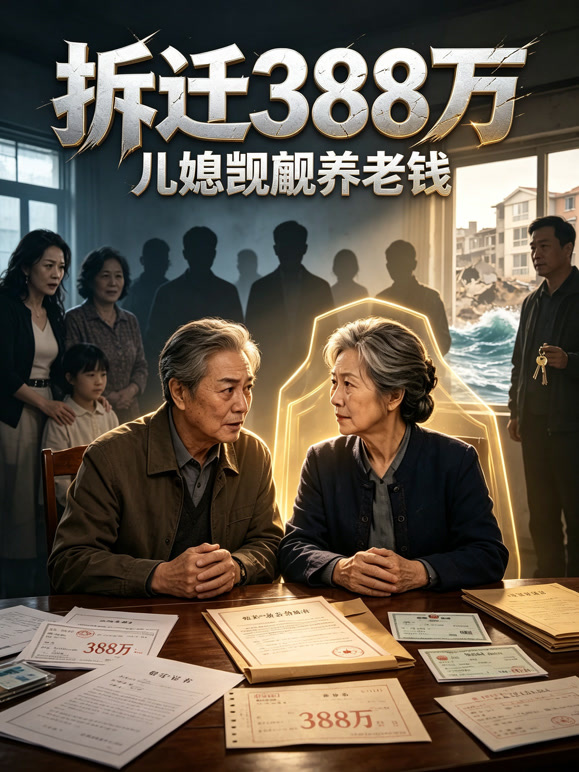 拆迁388万，儿媳觊觎养老钱