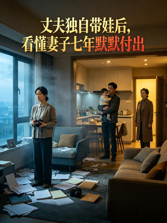丈夫独自带娃后，看懂妻子七年默默付出