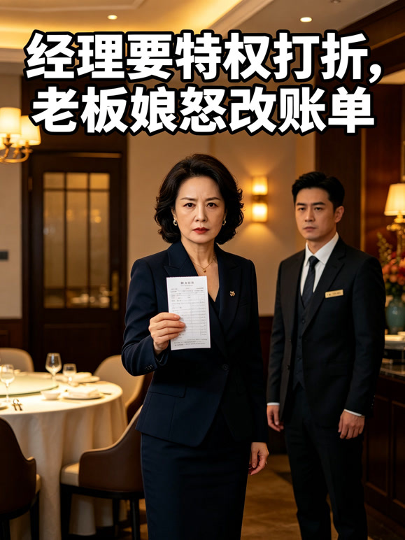 经理要特权打折，老板娘怒改账单