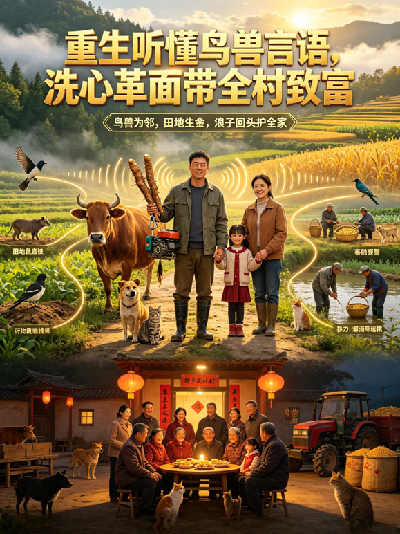 重生听懂鸟兽言语，洗心革面带全村致富