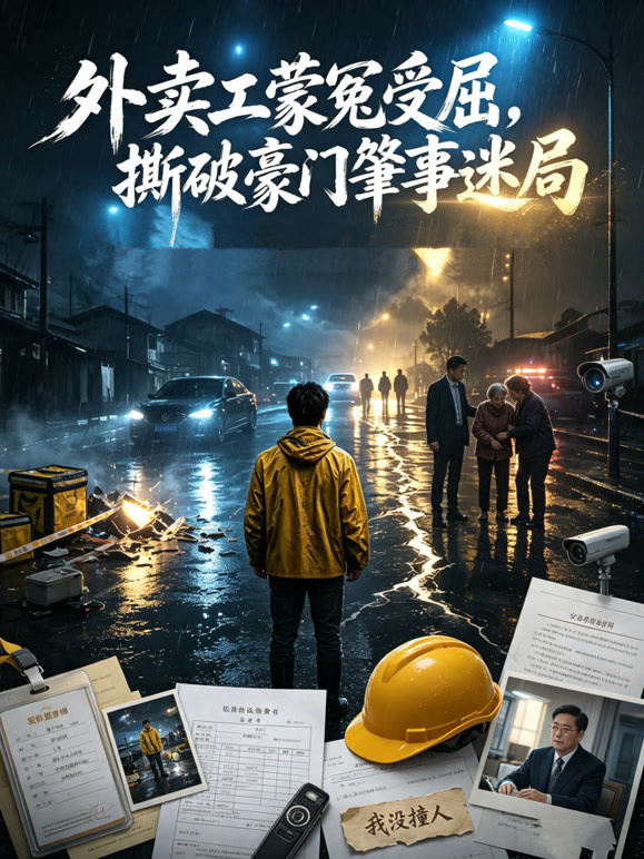 外卖工蒙冤受屈，撕破豪门肇事迷局