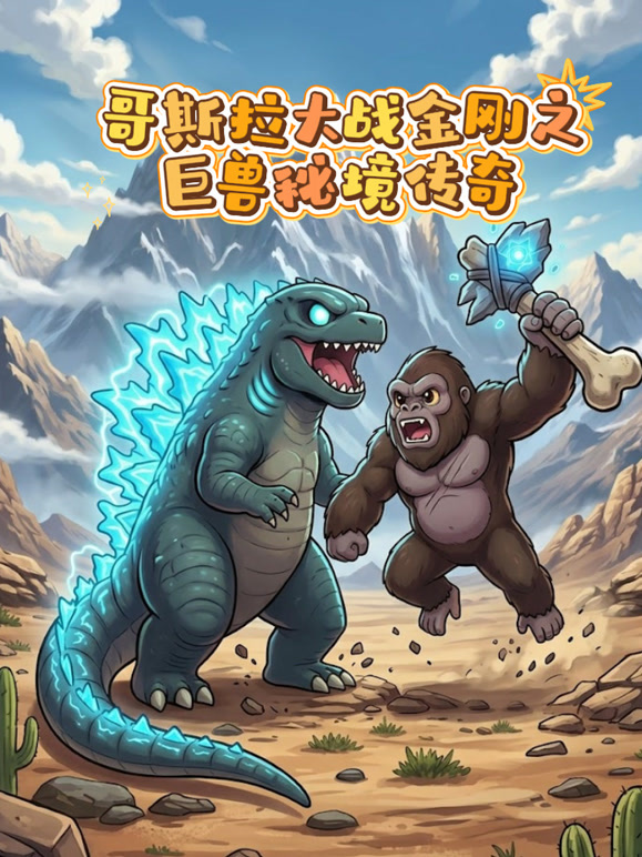 哥斯拉大战金刚之巨兽秘境传奇