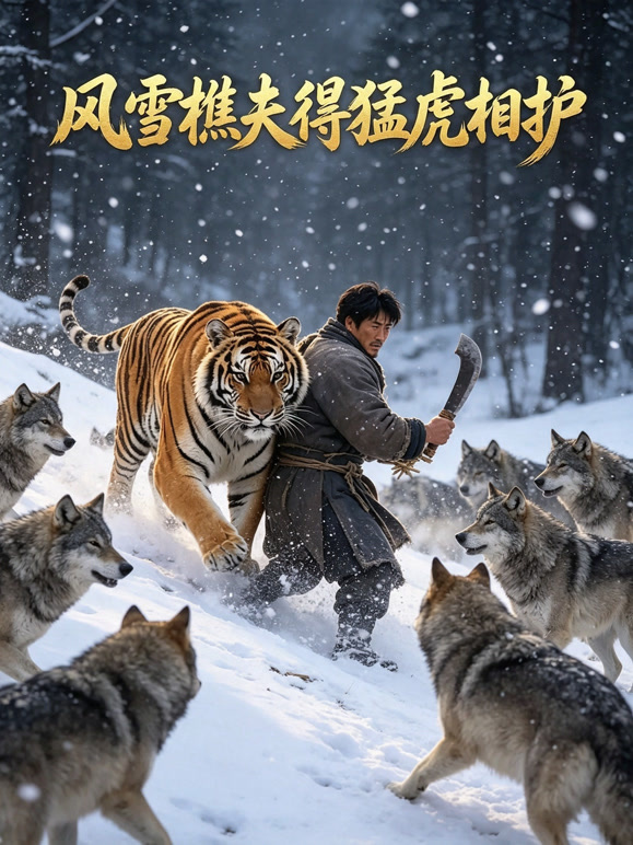 风雪樵夫得猛虎相护