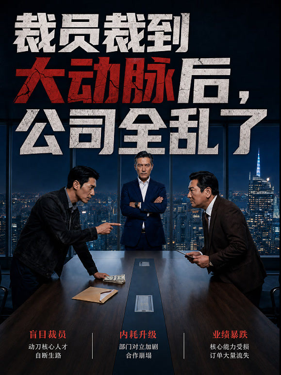 裁员裁到大动脉后公司全乱了