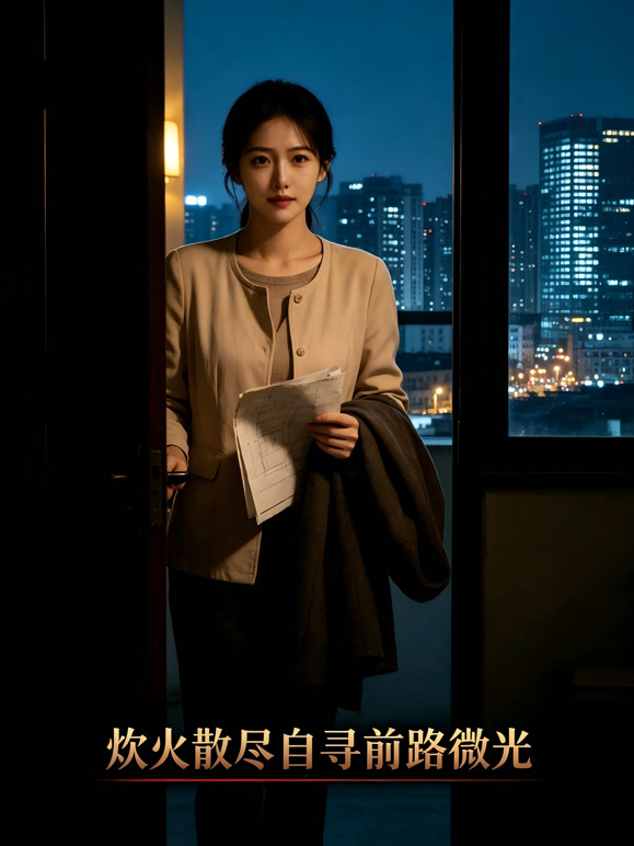 炊火散尽自寻前路微光
