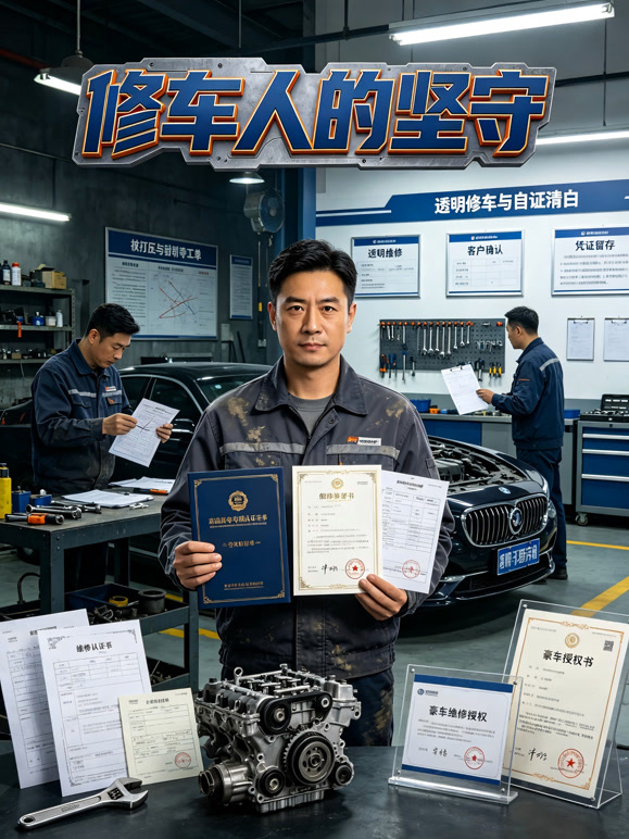 修车人的坚守