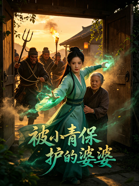 被小青保护的婆婆