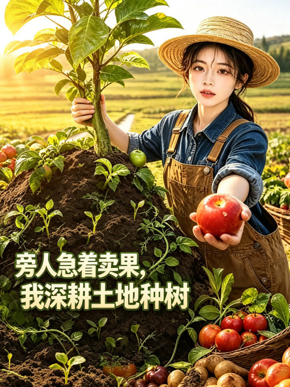 旁人急着卖果，我深耕土地种树
