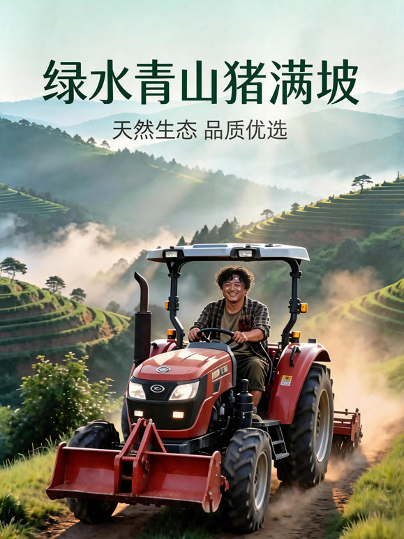 绿水青山猪满坡