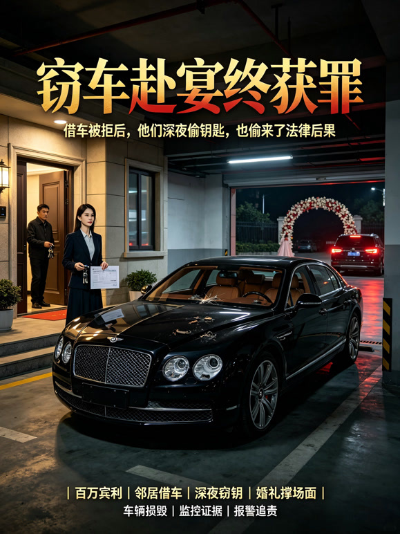 窃车赴宴终获罪