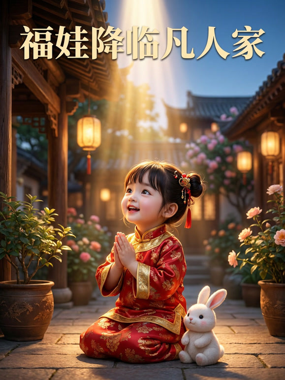 福娃降临凡人家
