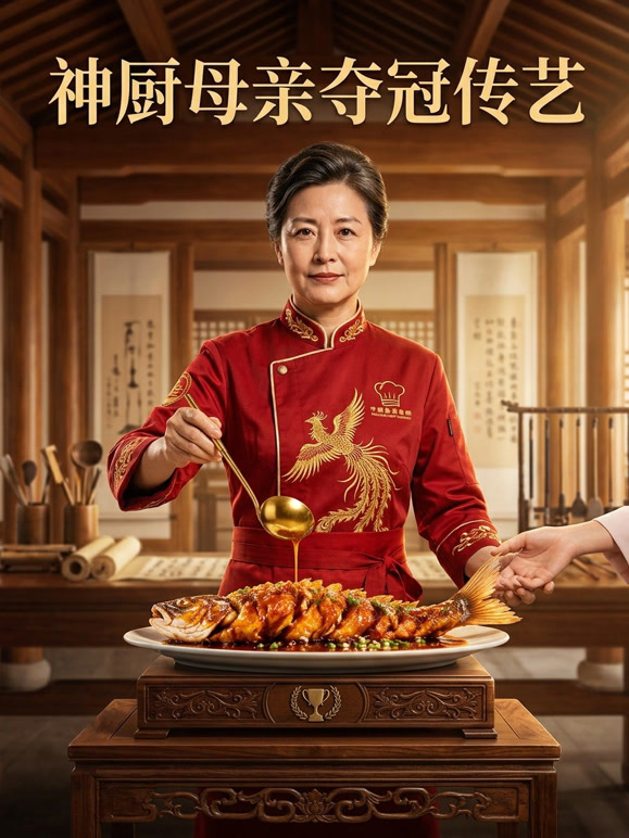 神厨母亲夺冠传艺
