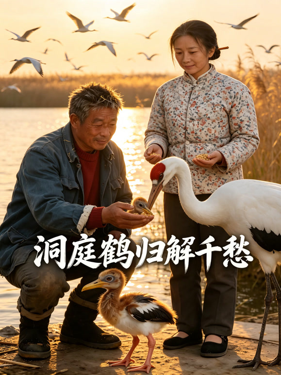 洞庭鹤归解千愁