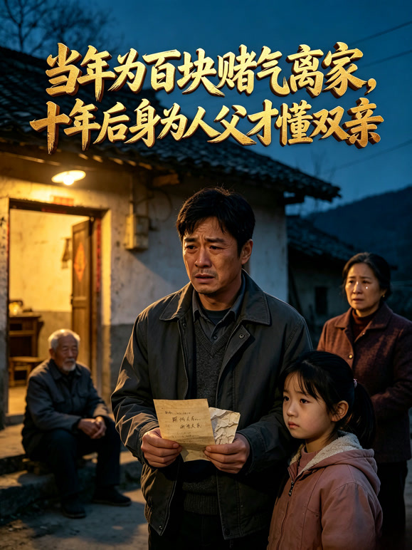 当年为百块赌气离家，十年后身为人父才懂双亲